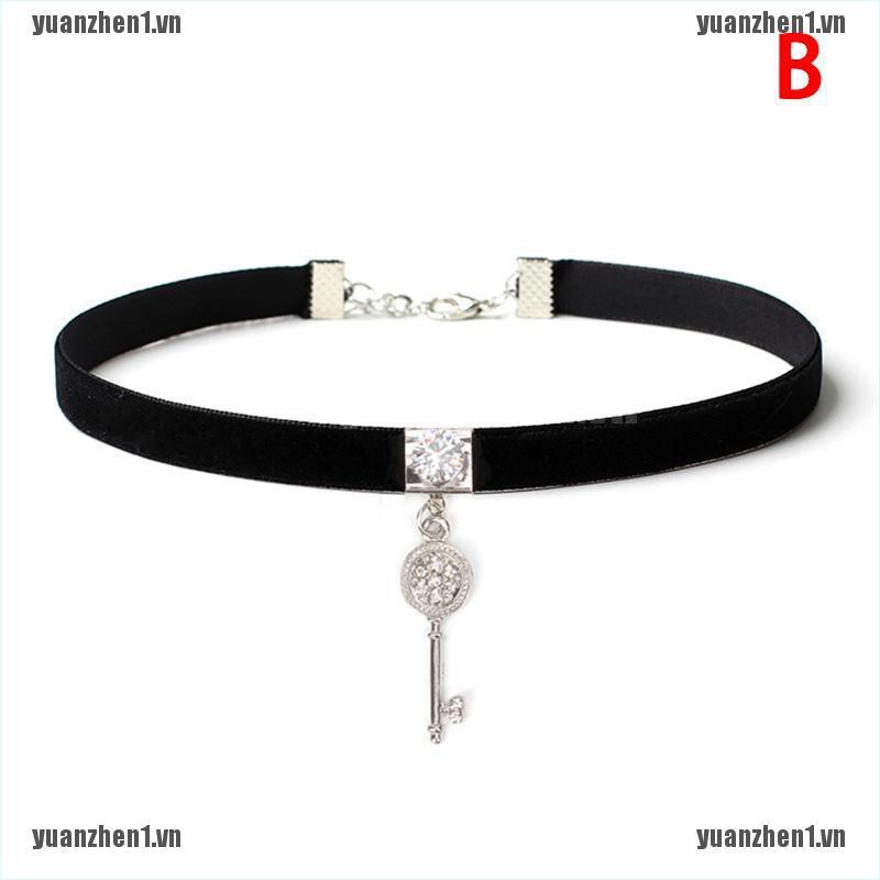 Vòng cổ Choker dây da PU phong cách Punk Gothic cá tính cho nữ