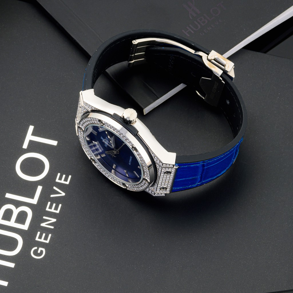 [Máy cơ] Đồng hồ nam Hublot máy cơ cao cấp chống nước, Mặt kính sapphire chống xước