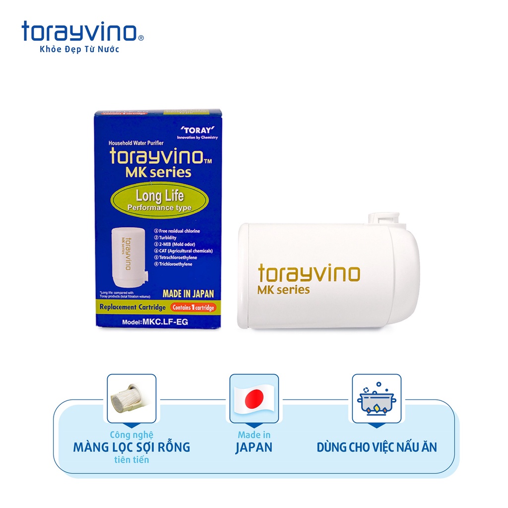 Torayvino - Bộ lọc thay thế Torayvino MKC.LF-EG công suất lọc lớn [Torayvino]