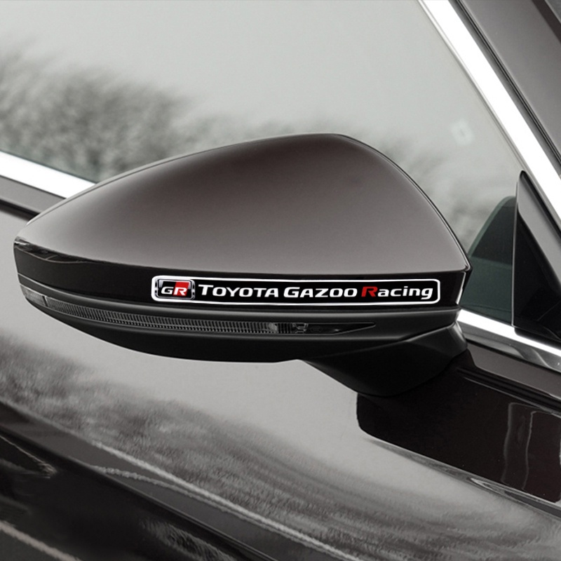 Hình dán GR TOYOTA Phản chiếu Ngoại thất ô tô Nội thất ô tô đề can Kiếng chiếu hậu Tay nắm cửa Kính chắn gió Hình dán Đối với Gazoo Racing