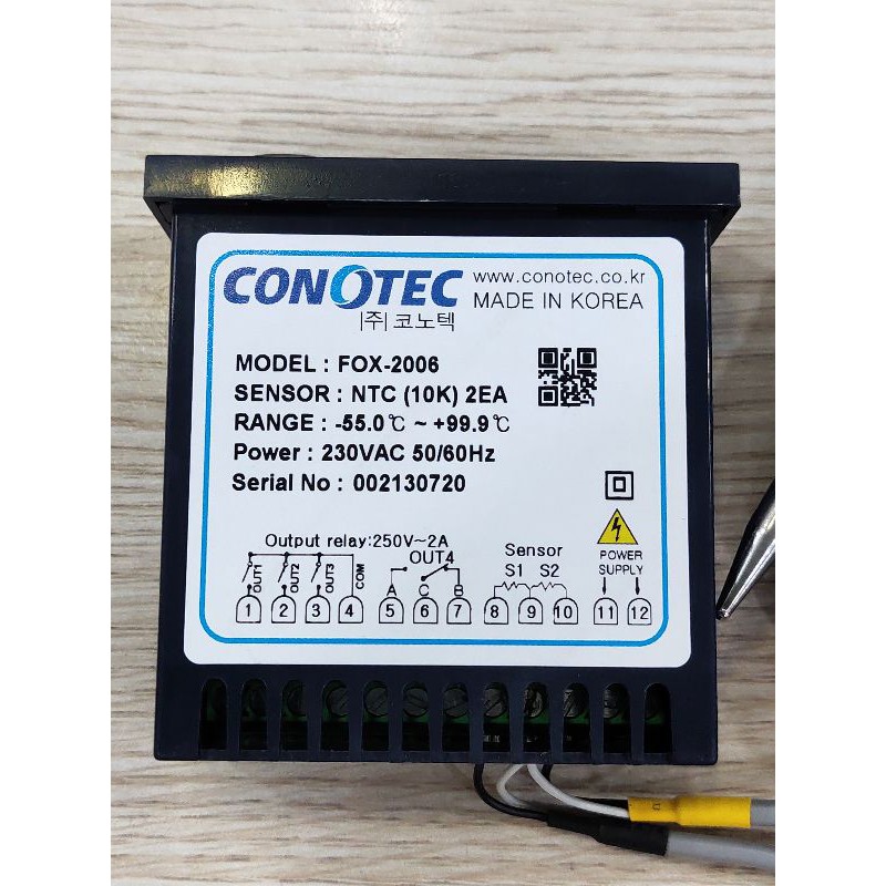 Đồng hồ điều khiển nhiệt độ FOX-2006 Conotec