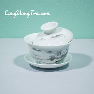 Chén Khải Uống Trà - Chén Khải Sứ