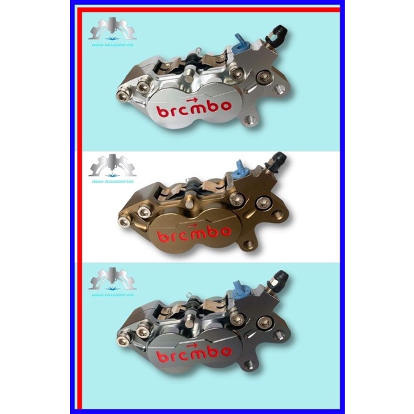 Heo dầu BRCMBE 4piston, Có Pát CNC cả Trước và Sau cho tất cả các dòng xe, size đĩa Zin, 220mm, 245mm, 260mm, 290mm