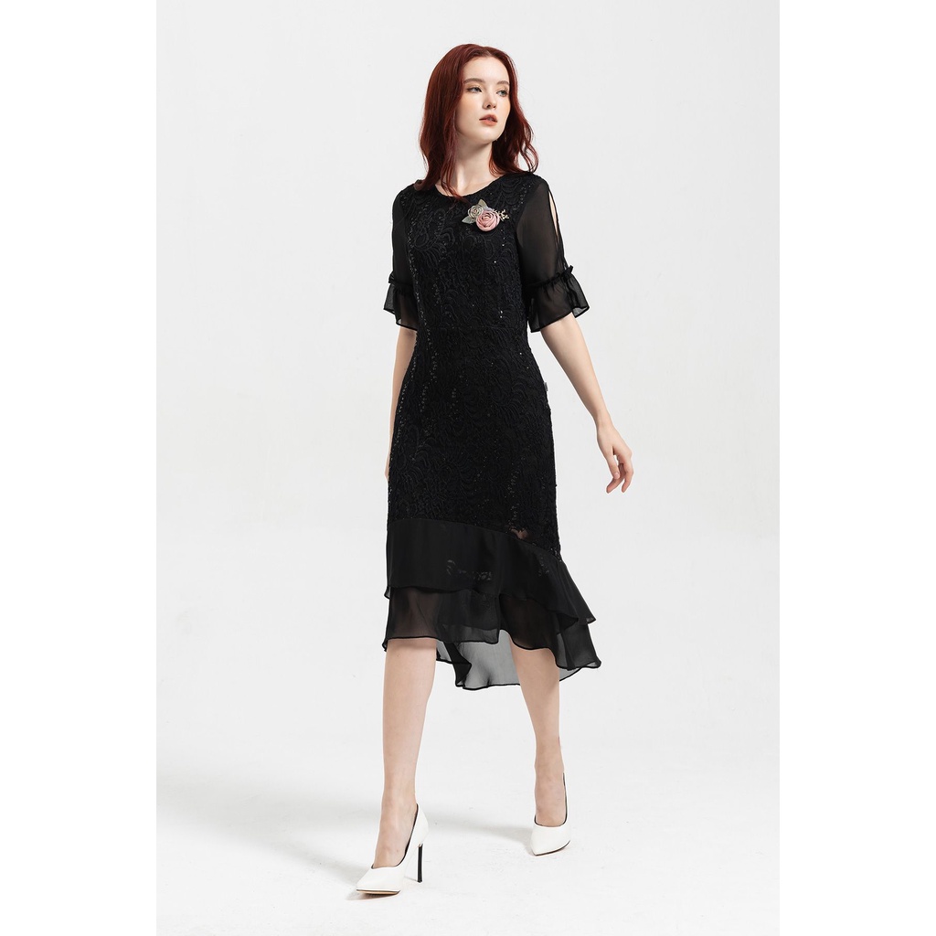 Đầm Dạ Hội SHE'S BACK Dáng Ôm Gấu Bèo S63I20Q038