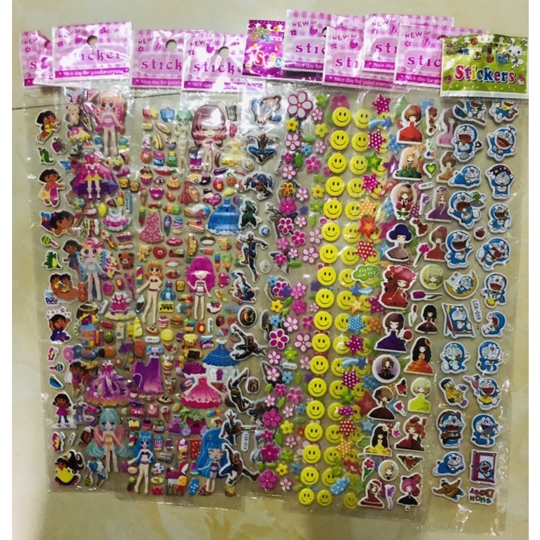 Set 10 sticker đủ hình