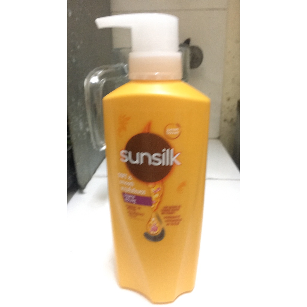 Dầu gội đầu sunsilk Thái Lan Sunsilk Soft &amp; Smooth mềm mượt diệu kỳ màu vàng 425ml