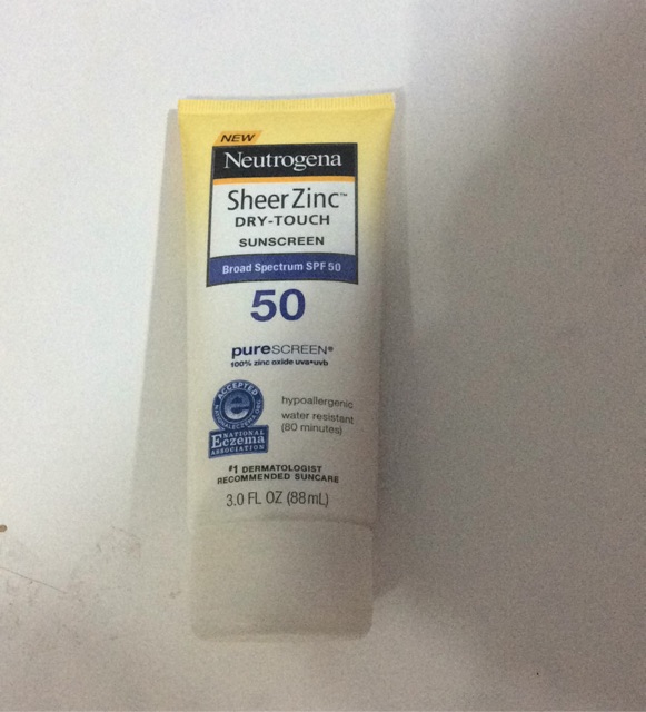 Kem chống nắng Neutrogena Sheer Zinc Dry – Touch Suncreen SPF 50 –