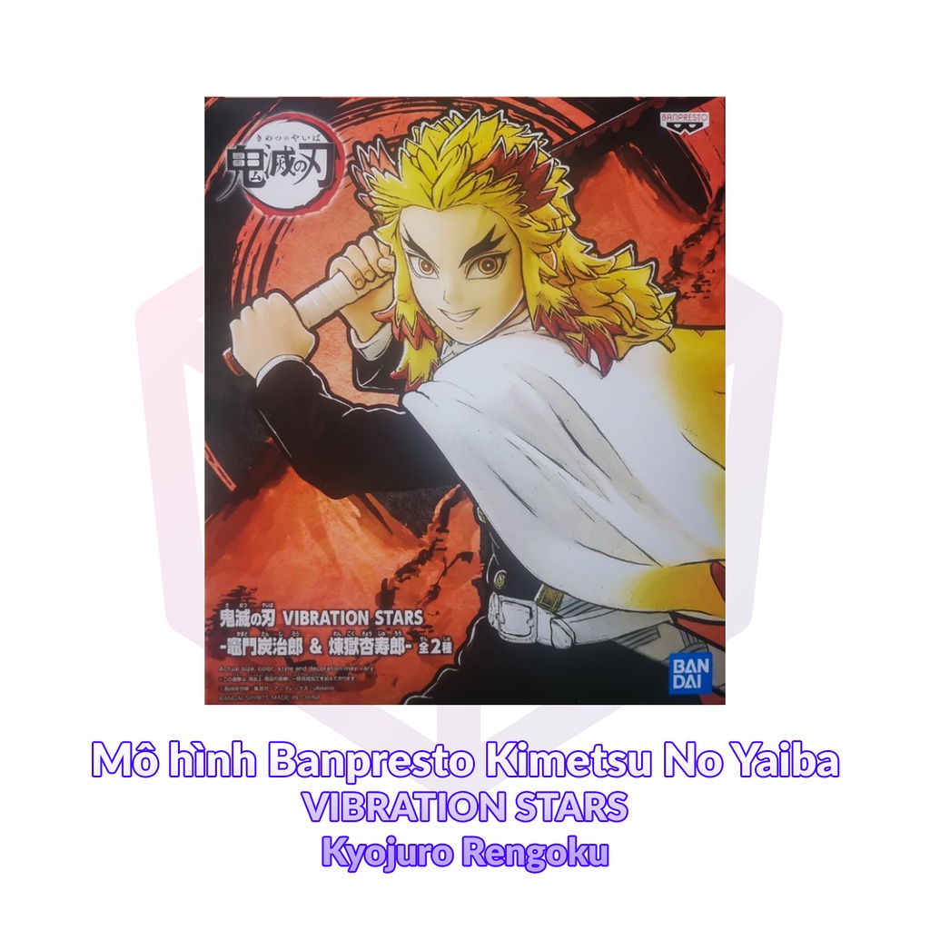 [Chính Hãng] Mô hình Banpresto Kimetsu No Yaiba VIBRATION STARS Kyojuro Rengoku Thanh Gươm Diệt Quỷ [FCH]