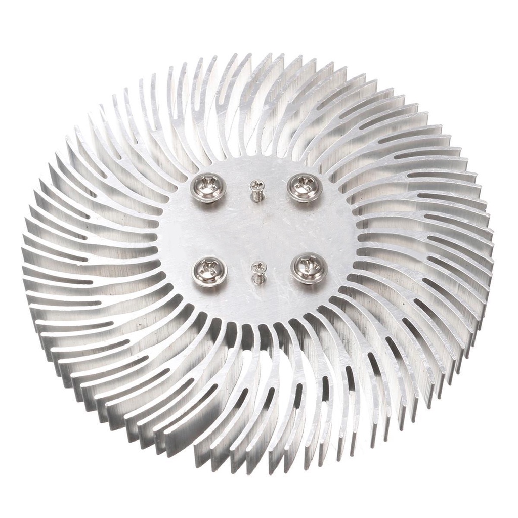 Bộ tản nhiệt dạng xoắn ốc tròn 90x10mm bằng nhôm dành cho đèn led 10W