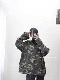 ( Ảnh Thật ) - Áo Hoodie Rằn Ri (Có Mũ)