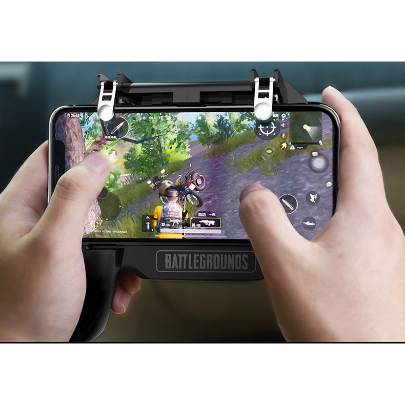 Tay cầm chơi game PUBG ROS FREEFIRE H10 2 quạt tản nhiệt pin dung lượng 5000mah