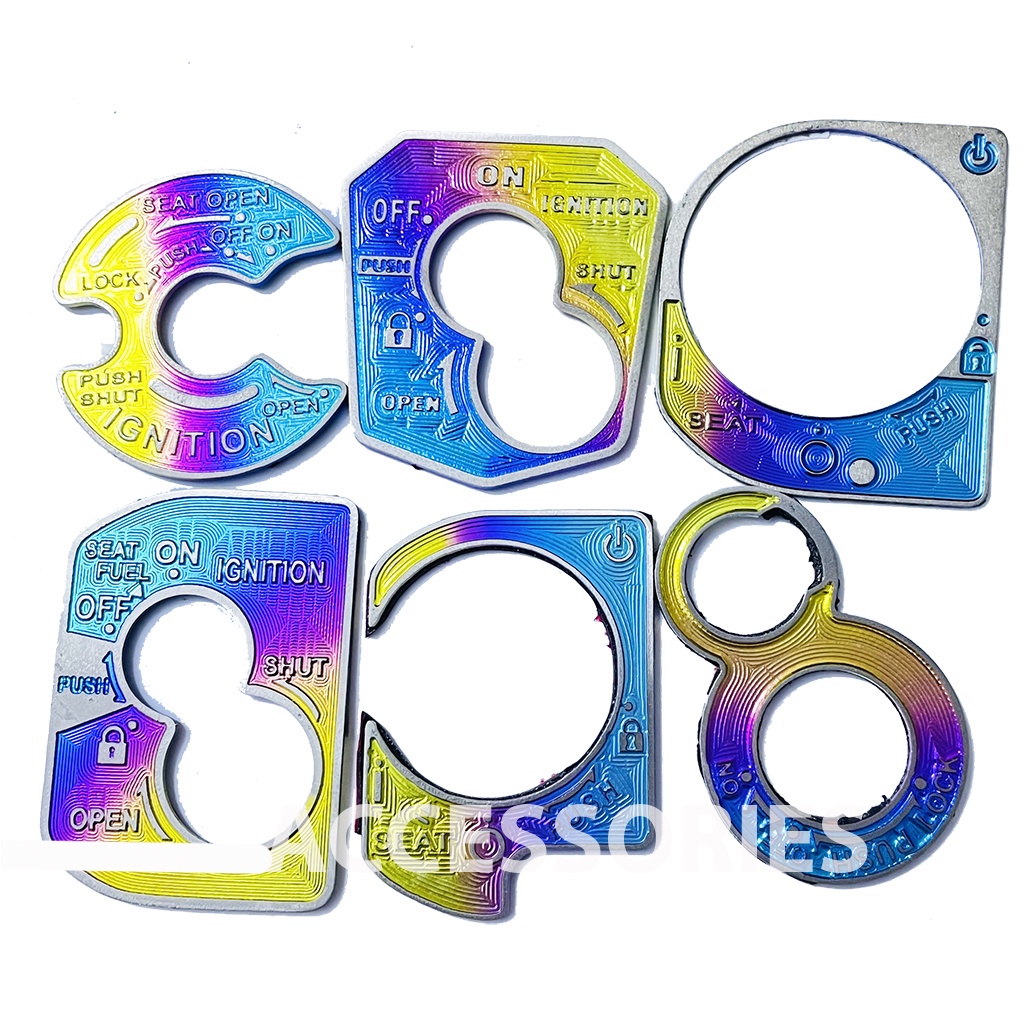Tem Dán Ổ Khóa Titan Cho Các Dòng Xe Như Exciter/Raider/Vario/AB/SH/Sonic...PKPH