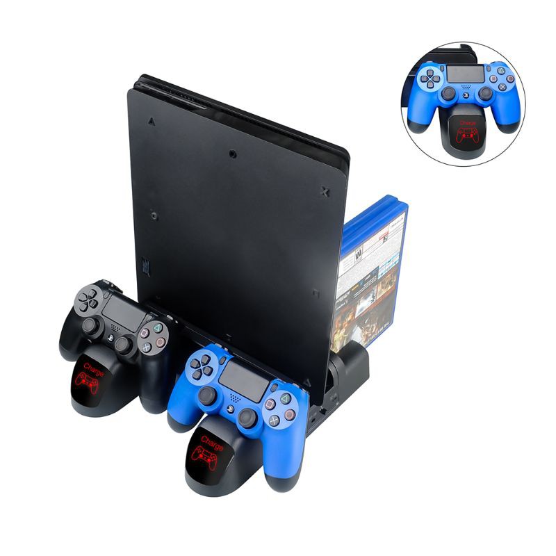 Đế Sạc Đôi Cho Tay Cầm Chơi Game Ps4 Slim Pro