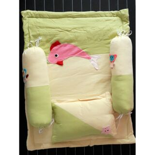 Freeship 99k TQ_Bộ chăn gối cho bé