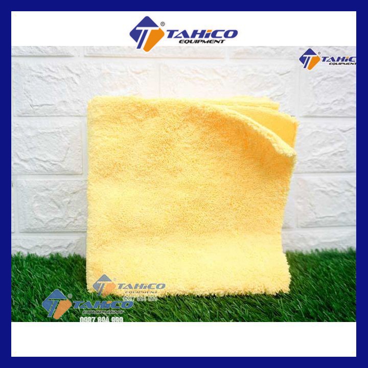 Khăn lau sợi Microfiber loại bỏ chất đánh bóng 40X40cm ⚡CHÍNH HÃNG⚡ - Tahico