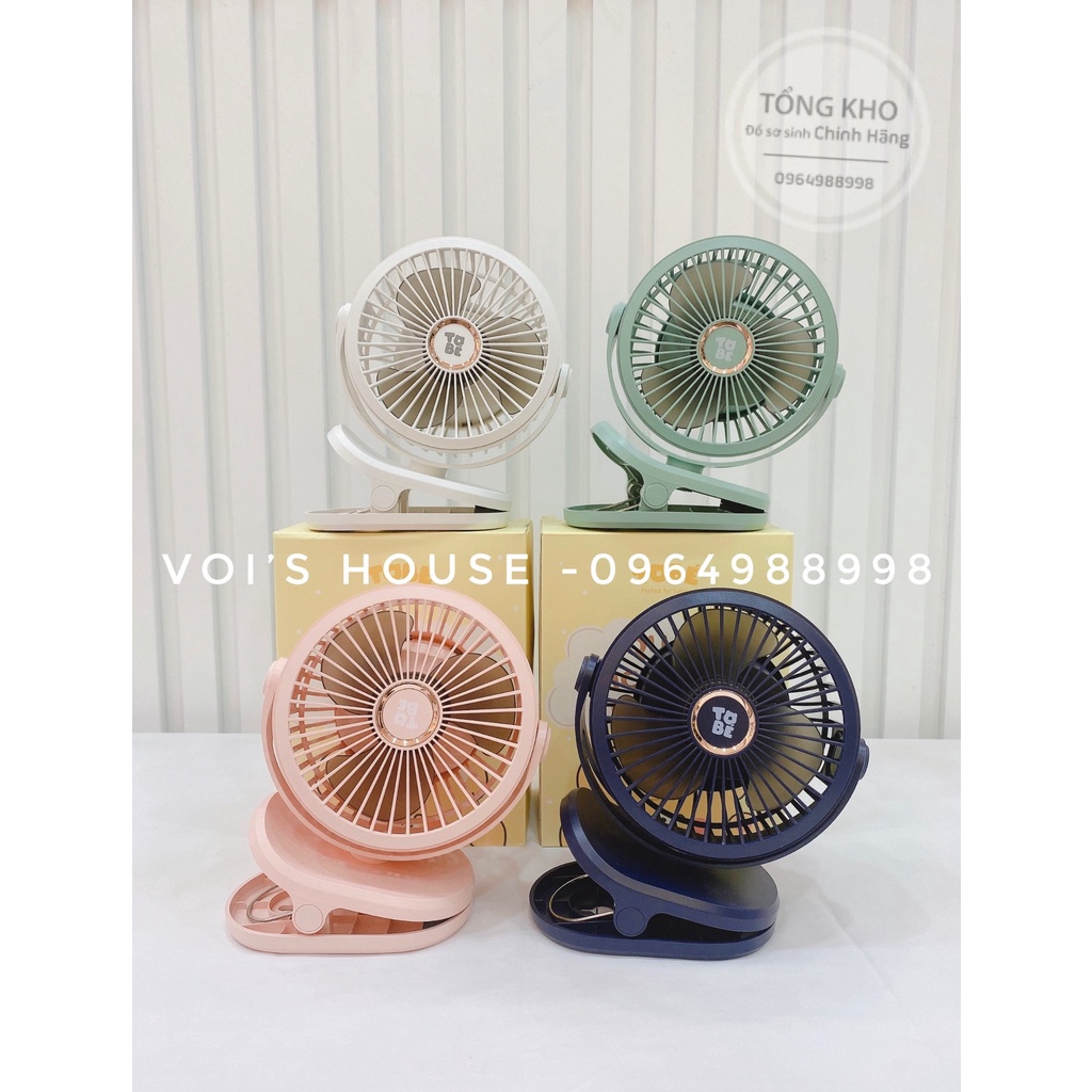 Quạt tích điện Tobe 10000 mah 4 màu - 9115