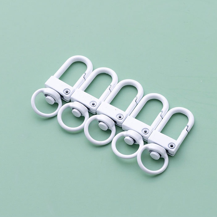 Set 10 Móc Khóa Xoay Tự Làm Đồ Trang Sức Màu Sắc Đa Dạng