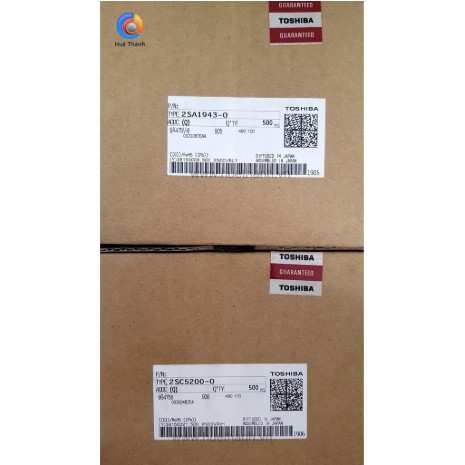 Sò Nhật 2SA1943-2SC5200 x 20 cặp, đảm bảo tin dùng, chất lượng, hàng uy tín, giá rẻ cạnh tranh, hỗ trợ lâu dài