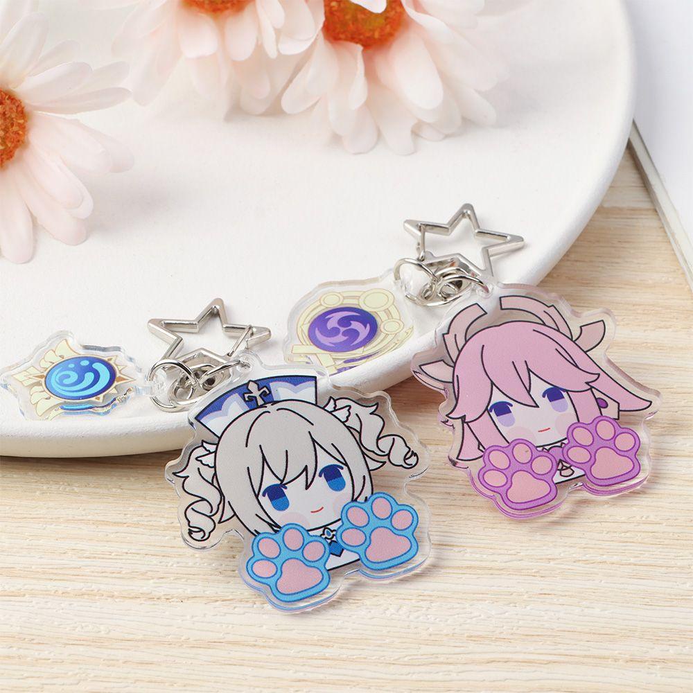 Giá Đỡ Chìa Khóa Xe Hơi Họa Tiết Hoạt Hình Anime Vui Nhộn