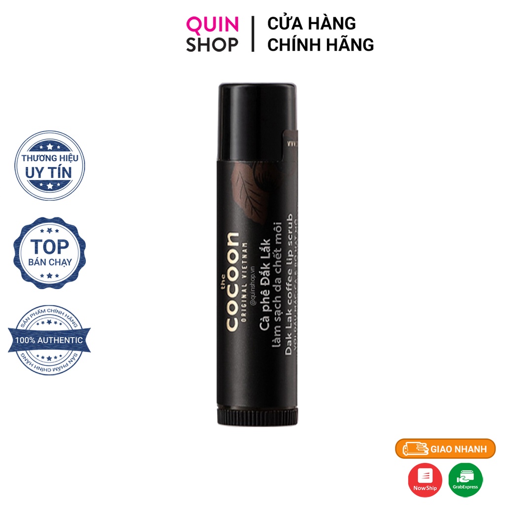 Tẩy Da Chết Môi The Cocoon Dak Lak Coffee Lip Scrub