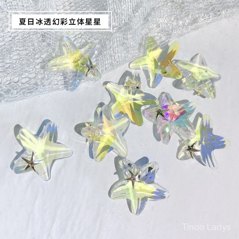 Phụ Kiện Kim Cương Giả Trang Trí Móng Tay Sang Trọng