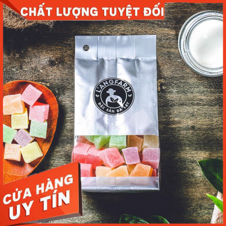 LANGFARM | Kẹo hương thập cẩm dẻo Bịch 180g Món ăn vặt ưa thích, thích hợp tiêu dùng hoặc làm quà tặng.