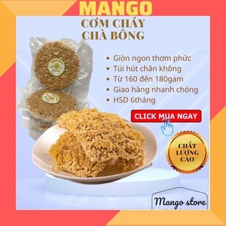 Cơm cháy siêu chà bông gói hút chân không loại 180gr siêu giòn thơm MANGO STORE