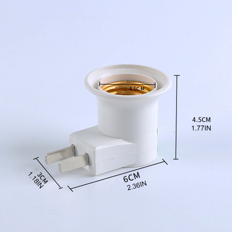 Giá Đỡ Bóng Đèn LED E-27 220-250V Màu Trắng Dễ Lắp Đặt