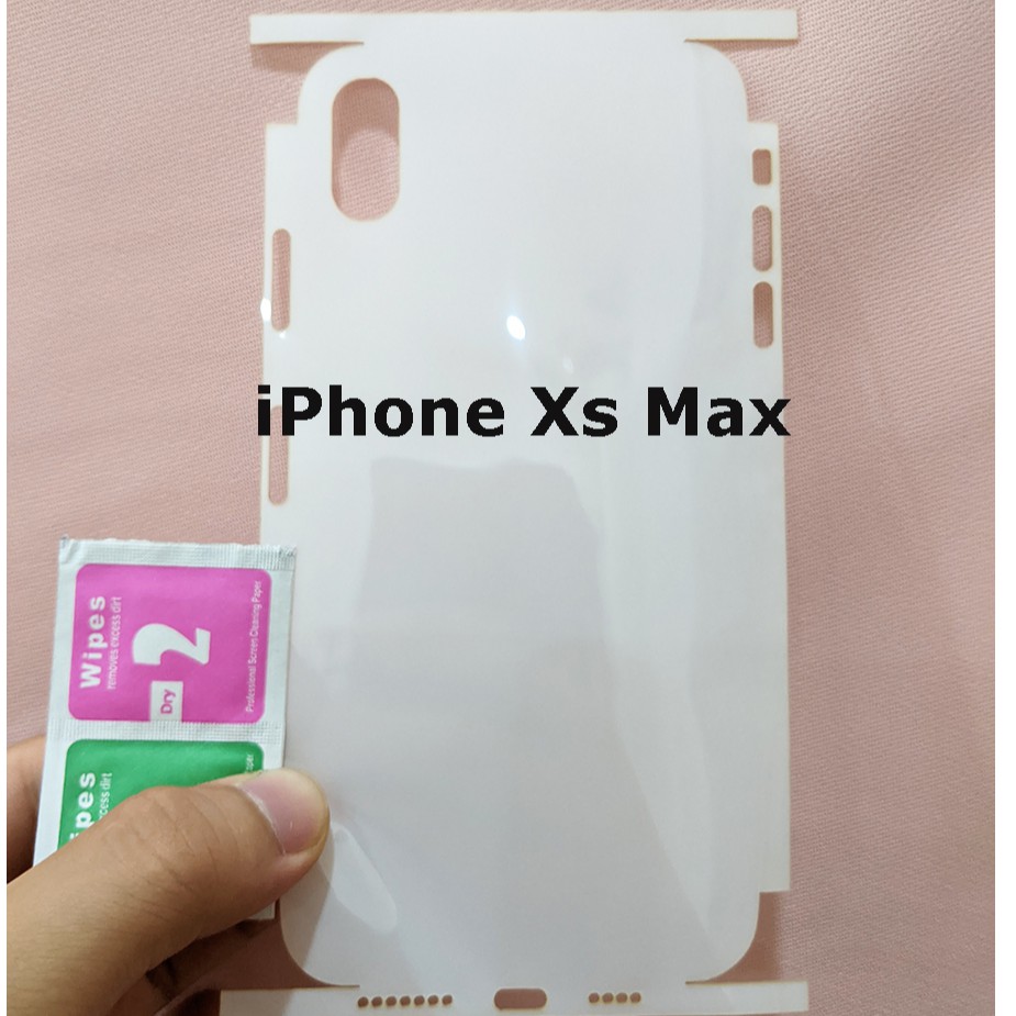 Miếng dán PPF 360 độ full đến từng lỗ loa Iphone Xs Max