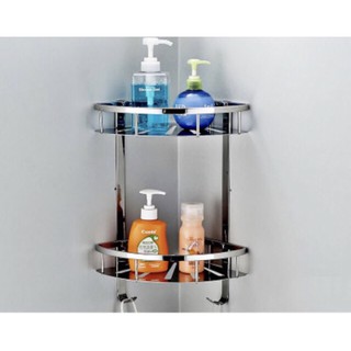 Kệ góc 2 tầng inox 304