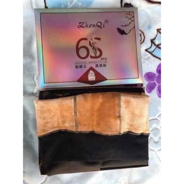 Quần tất 3D 6S lót lông siêu dày đẹp, siêu ấm (có video thật) (LH3) (TT65)