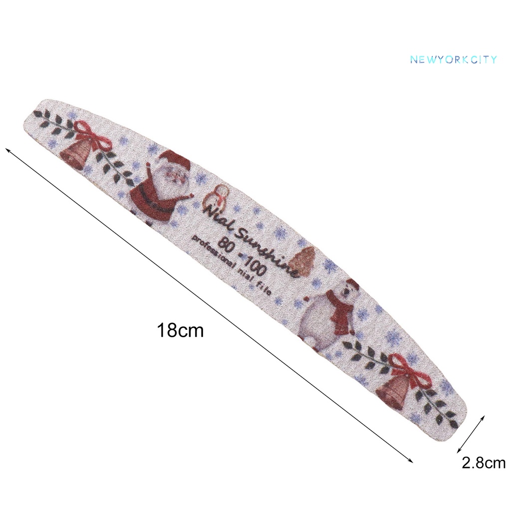 Dũa Móng Tay Hình Bán Nguyệt Nhiều Màu Chuyên Nghiệp