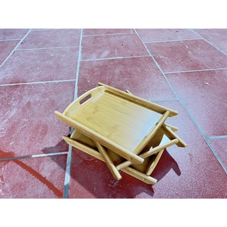 Khay gỗ đựng đồ spa, trang trí