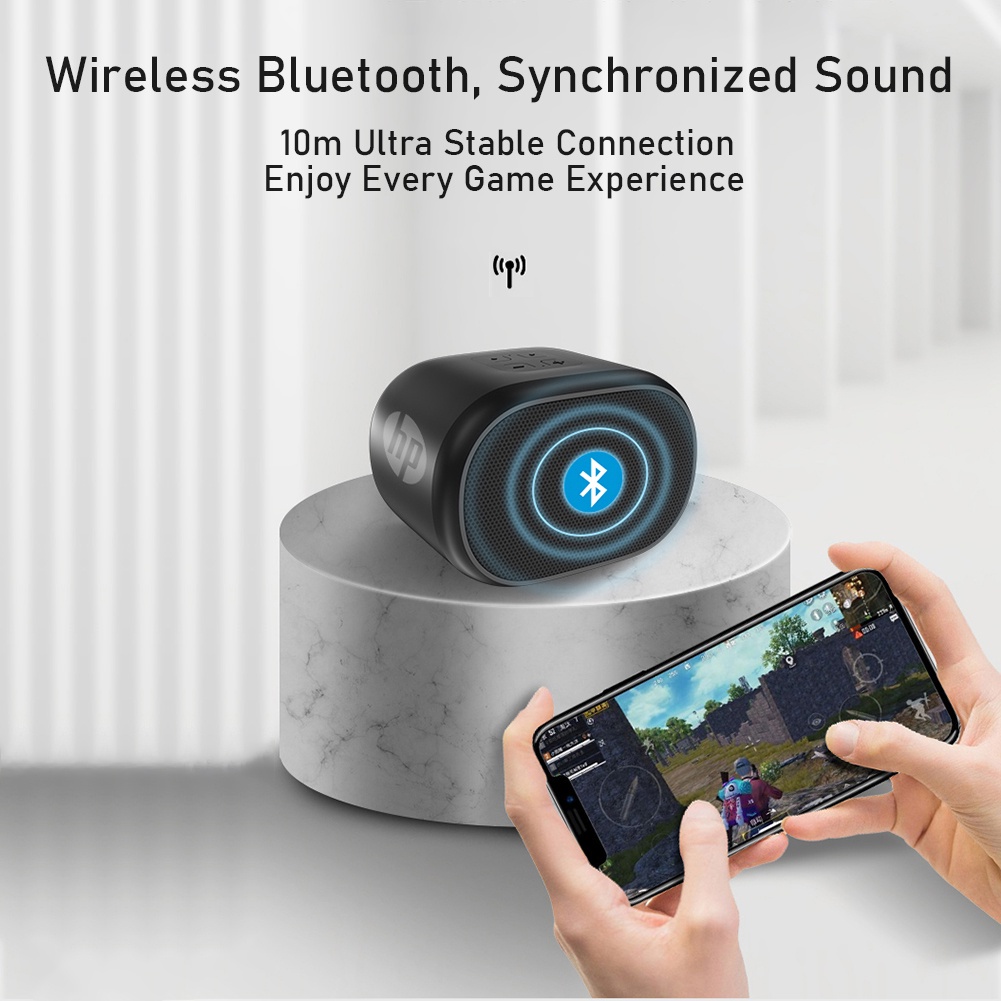 Loa Bluetooth HP S01 Âm Thanh Hifi Sống Động Chất Lượng Cao Cho Laptop Máy Tính Để Bàn / TV / Điện Thoại