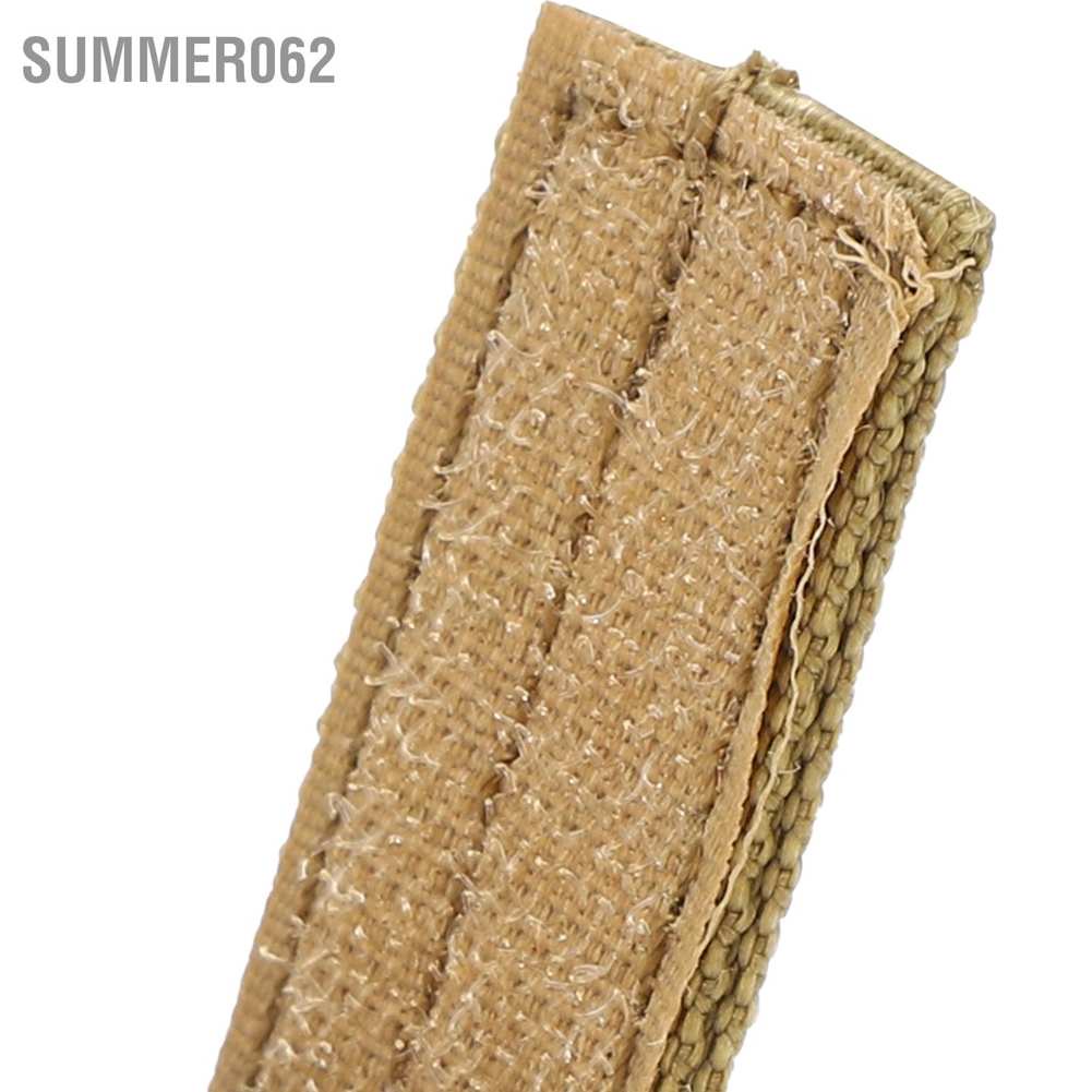 Summer062 Outdoor Belt Hanging Keychain Carabiner Hook and Loop Strap Keyring Clip Buckle Hanger