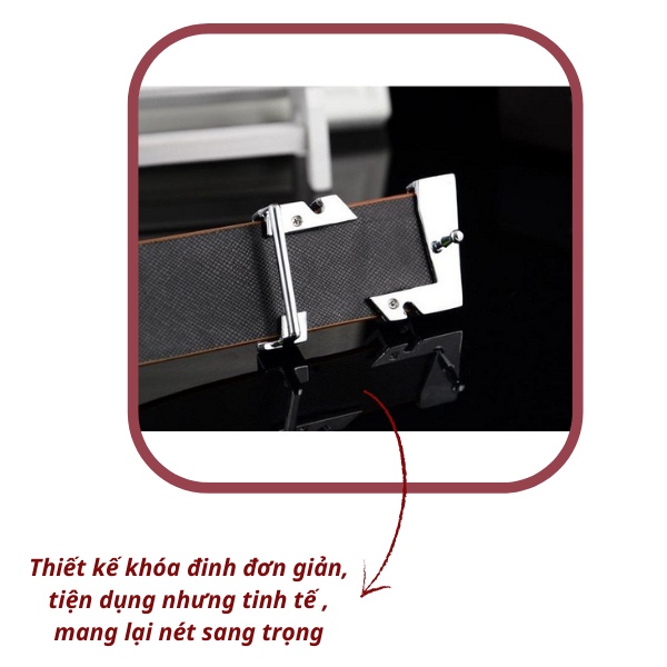 Thắt lưng nam, dây nịt thời trang cao cấp phong cách Hàn Quốc chất da cao cấp bền đẹp
