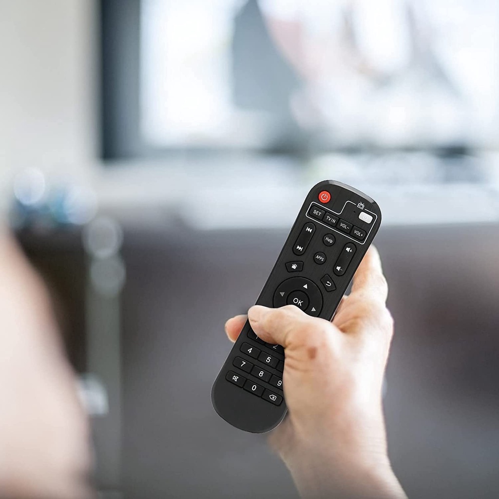 Remote điều khiển ANDROID TV BOX HK1 HK 1 MAX HK1 MINI HK1 SUPER MX10+ MX10 PRO X88 PRO TIVI BOX (HÀNG XỊN - Tặng pin)