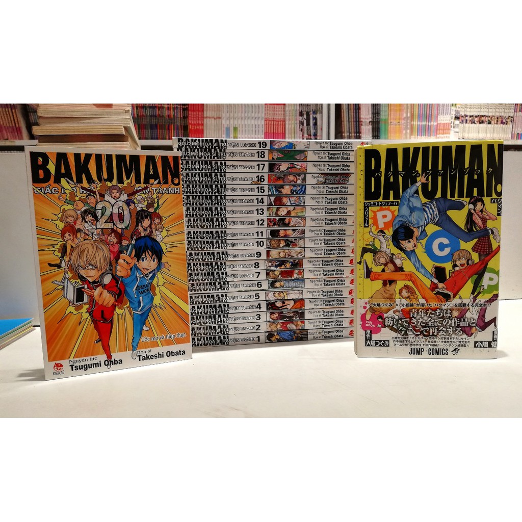 Truyện tranh-Combo Bakuman và fanbook-NXB Kim Đồng