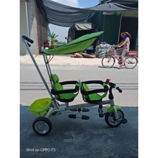 Xe đẩy 3 bánh sinh đôi 5566