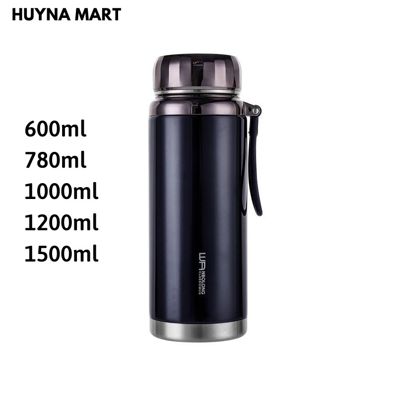 Bình Giữ Nhiệt Nóng Lạnh Inox 2 Lớp Cao Cấp BAOL HUYNA MART Nhiều Dung Tích 600-780-1000-1200-1500ml BNG01