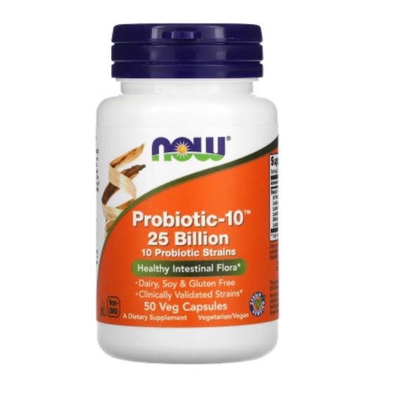 Now Probiotic - 10   Billion  - Tăng Cường Miễn Dịch Với  Tỷ Lợi Khuẩn Cân Bằng Tiêu Hóa
