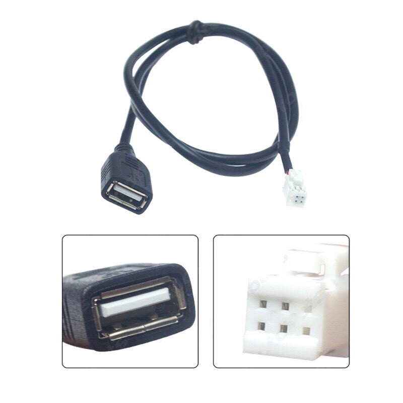 CỔNG USB 4 CHÂN , CỔNG USB 6 CHÂN DÙNG CHO MÀN HÌNH ANDROID HỖ TRỢ XEM CAM HÀNH TRÌNH ,NGHE NHẠC ,XEM PHIM
