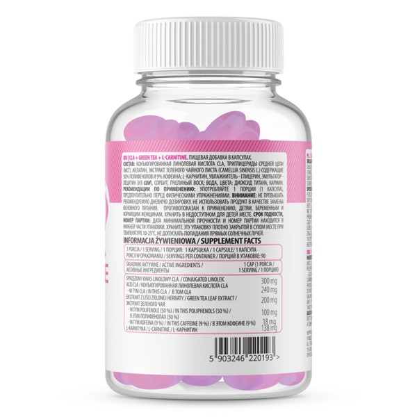 Viên Giảm Mỡ Tự Nhiên Ostrovit CLA + Green Tea + L-Carnitine 90 Viên | BigBuy360 - bigbuy360.vn