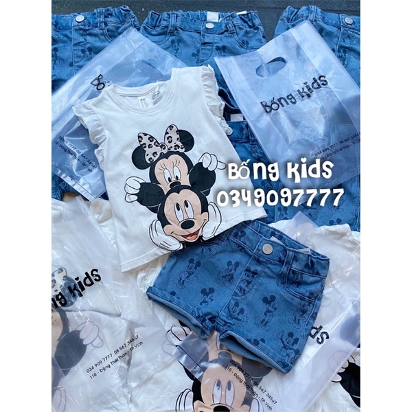 Bộ Hè Bé Gái Mickey&amp;Minnie HaM