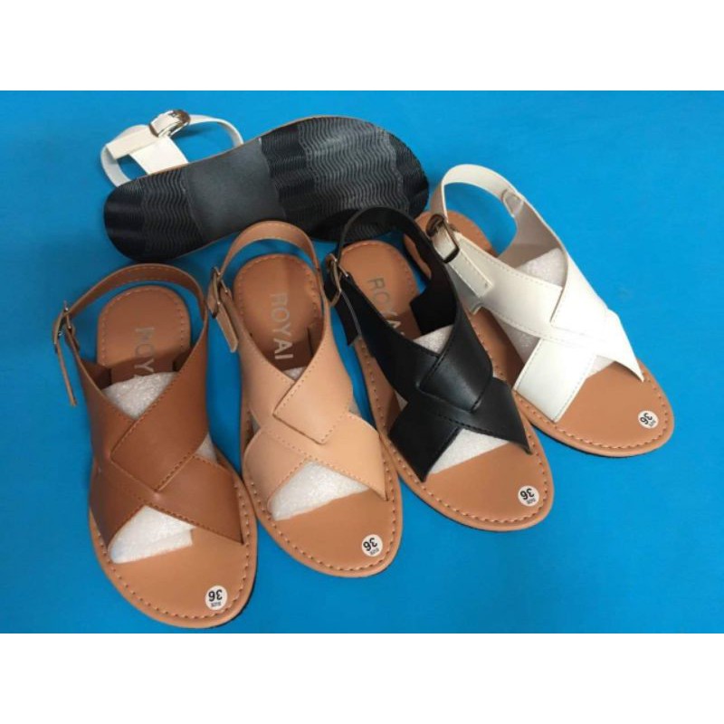 Sandal quai chéo MAILIAA mã MOI chất da đi mềm