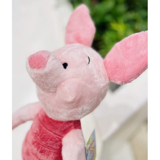 Gấu bông Disney Winnie the Pooh lợn heo Piglet lông xù nhẹ có mộc 40cm
