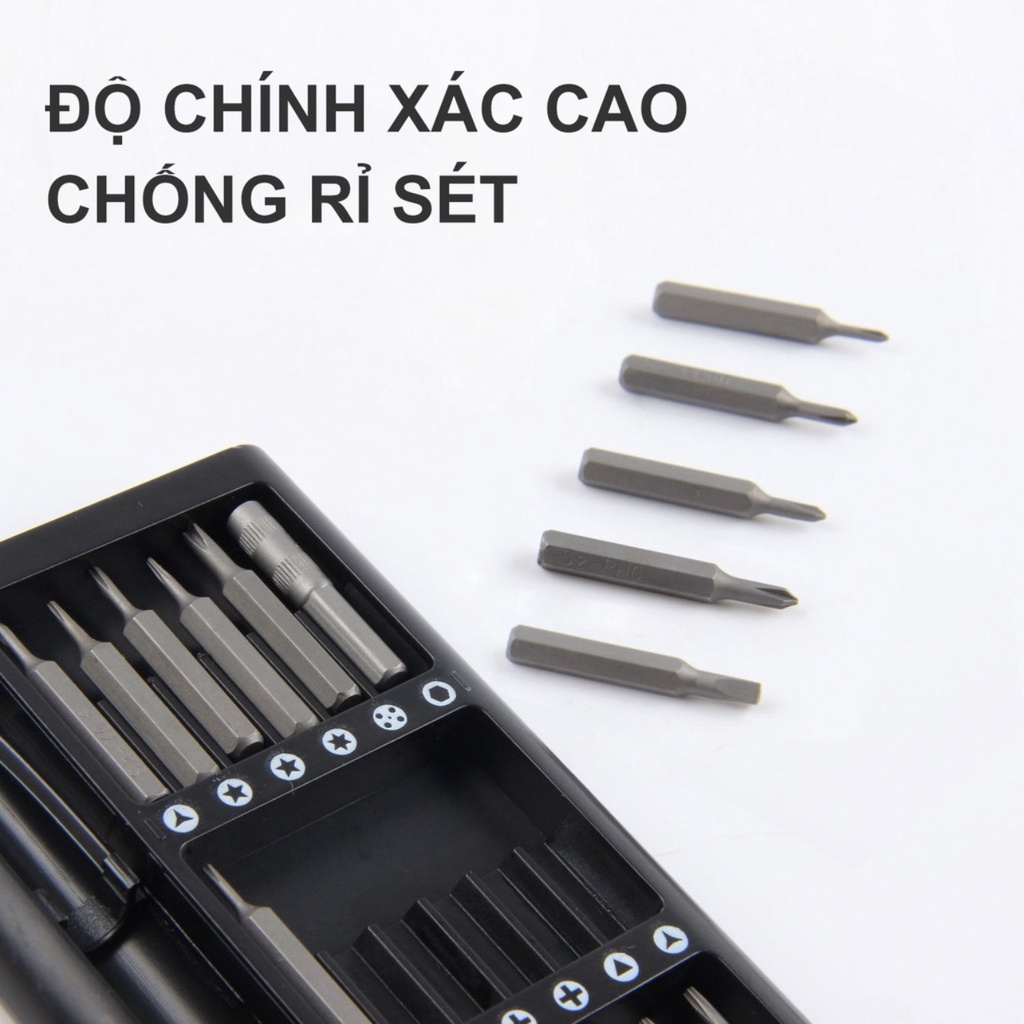 Bộ tua vít đa năng mini sửa điện thoại, mở laptop mắt kính đồng hồ có từ tính