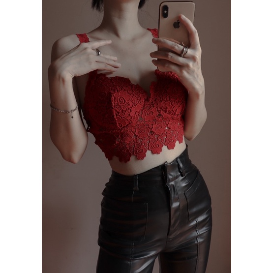 Áo croptop có mút giả corset | BigBuy360 - bigbuy360.vn