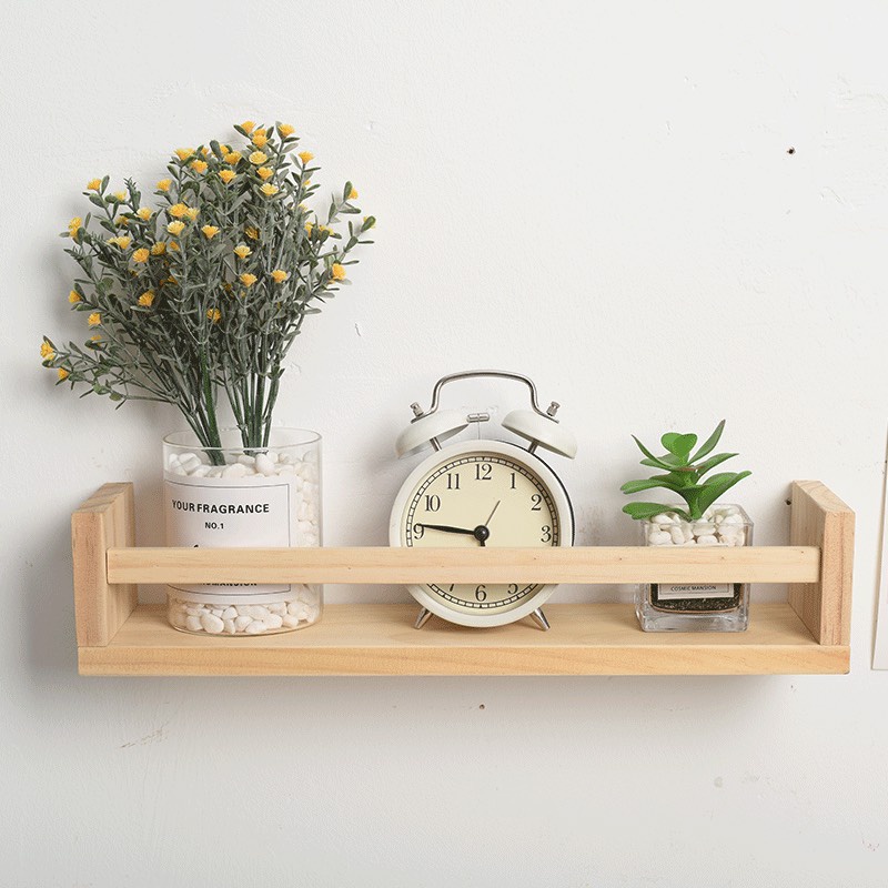 Kệ Đựng SÁCH Ikea Chữ U TREO GỖ Thông Dài 50cm AN TOÀN CHO TRẺ HPKTT 02 HP Decor