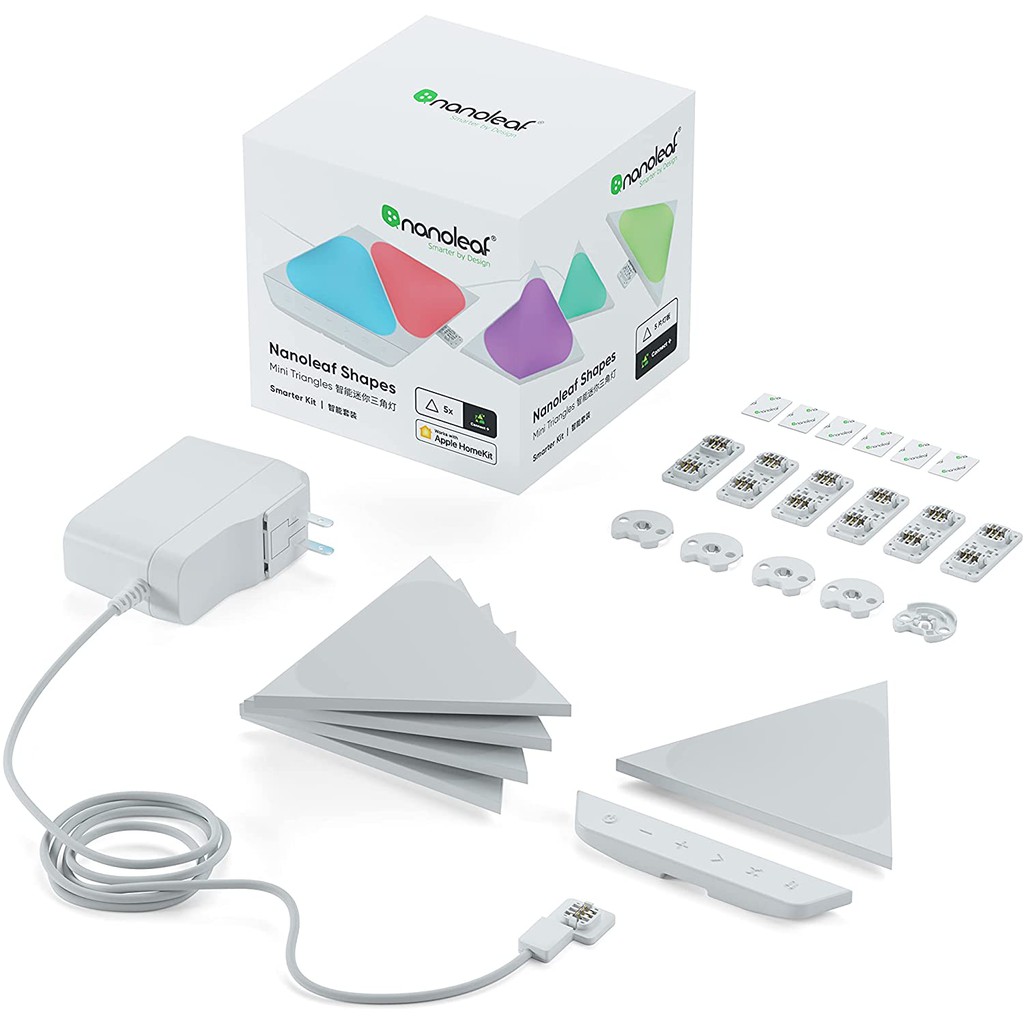 Đèn Nanoleaf Shapes Mini Triangle Smart Kit  - Chính Hãng